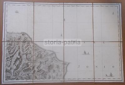 Antica Cartografia Calabrese: Calabria, Cariati, Rossano, Umbriatico, Calopezzato