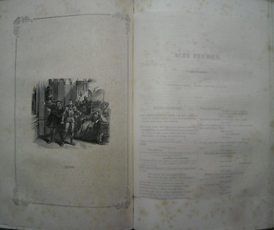 Hugo: Opere Francesi, Teatro E Miscellanea. Legatura Illustrata Del XIX Secolo