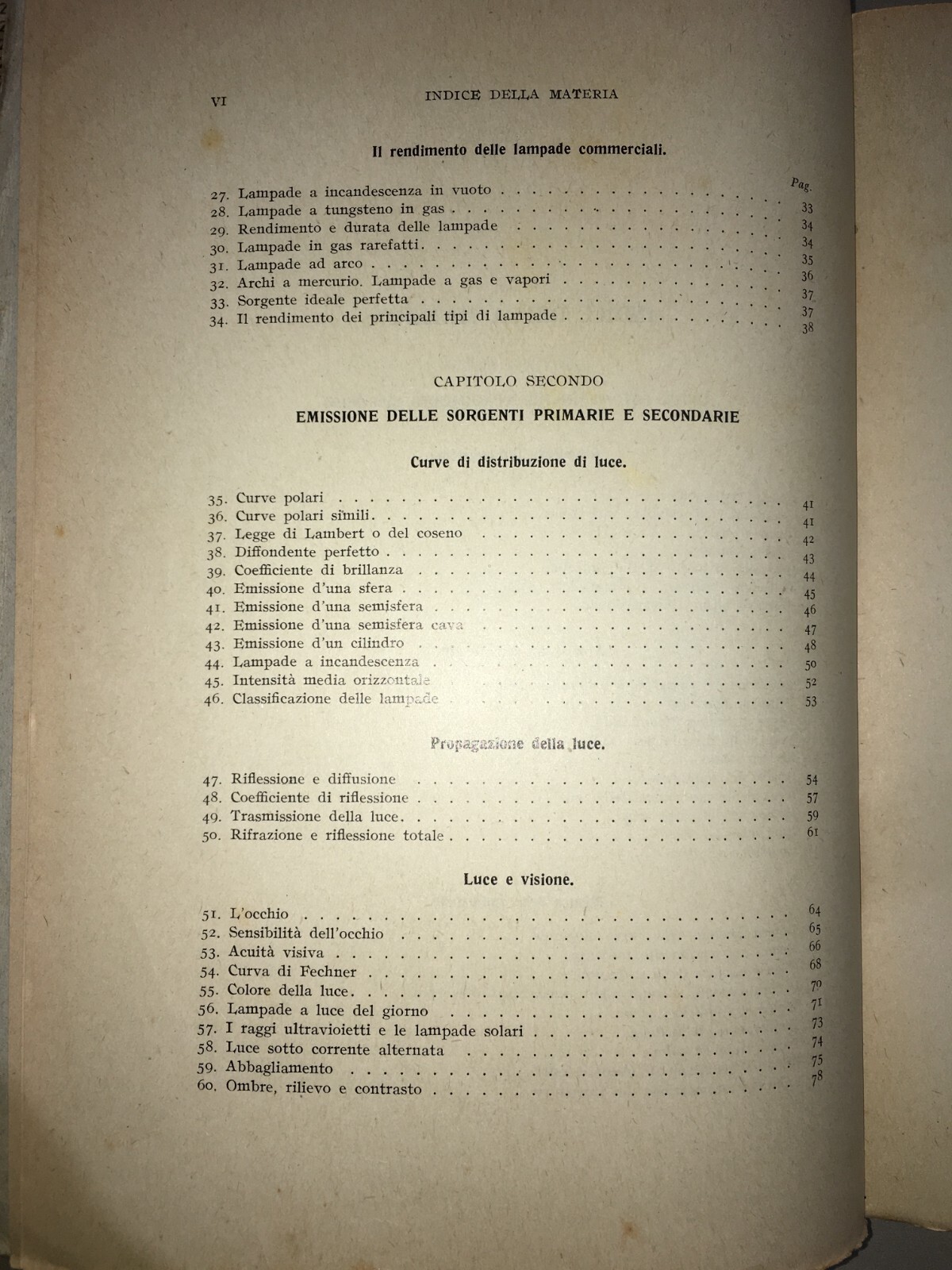 Illuminazione Moderna: Lampade Ad Arco E Fotometri. Guido Peri, Edizione Hoepli