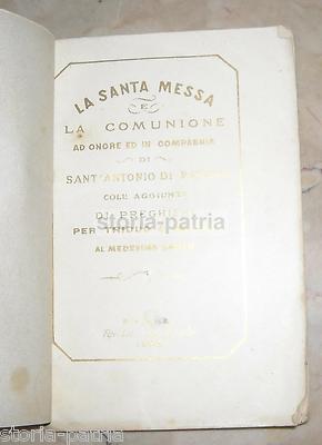 Padova, Piacenza: Antica Edizione Devozionale Con Ritratto Fotografico, 1889