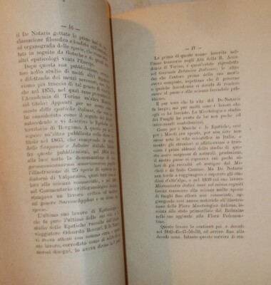 Giuseppe De Notaris: Sua Vita E Sue Opere. Necrologio E Profilo Bio Bibliografico, 1877