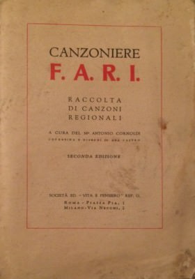 Musica, Canzoni Popolari Regionali E Folklore: Abruzzo, Sicilia, Puglia, Trentino, Lazio