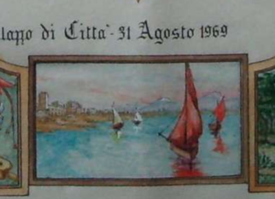 Arte Abruzzo Pescara d'Annunzio Araldica: Artistico Diploma Di Ivo Botti Su Pergamena
