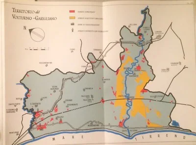 Agriculture, Land and Roads: Volturno, Garigliano, Villa Literno, Falciano, Carinola