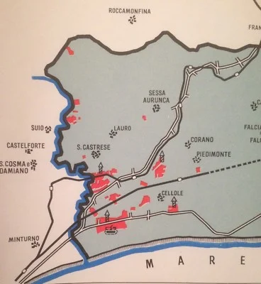 Agriculture, Land and Roads: Volturno, Garigliano, Villa Literno, Falciano, Carinola