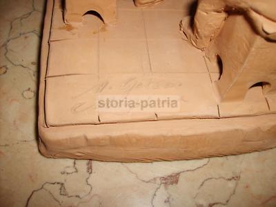 Scultura In Terracotta Raffigurante Calzolai, Manifattura Di Caltagirone