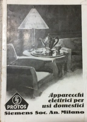 Elettricità, Elettrodomestici, Lampade, Stufe, Protos, Catalogo Illustrato Siemens