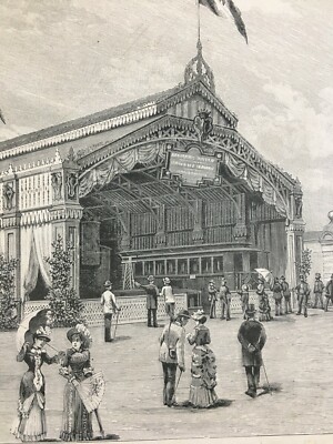 Napoli: Impresa Di Costruzioni Metalliche Cottrau, Padiglione A Torino, 1884