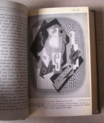 Gino Severini: Ragionamento Sulle Arti Figurative. Edizione Hoepli Illustrata