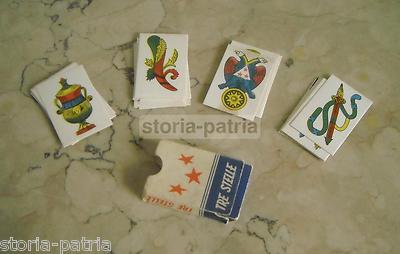 Napoli   Mini Carte Da Gioco Napoletane Tre Stelle