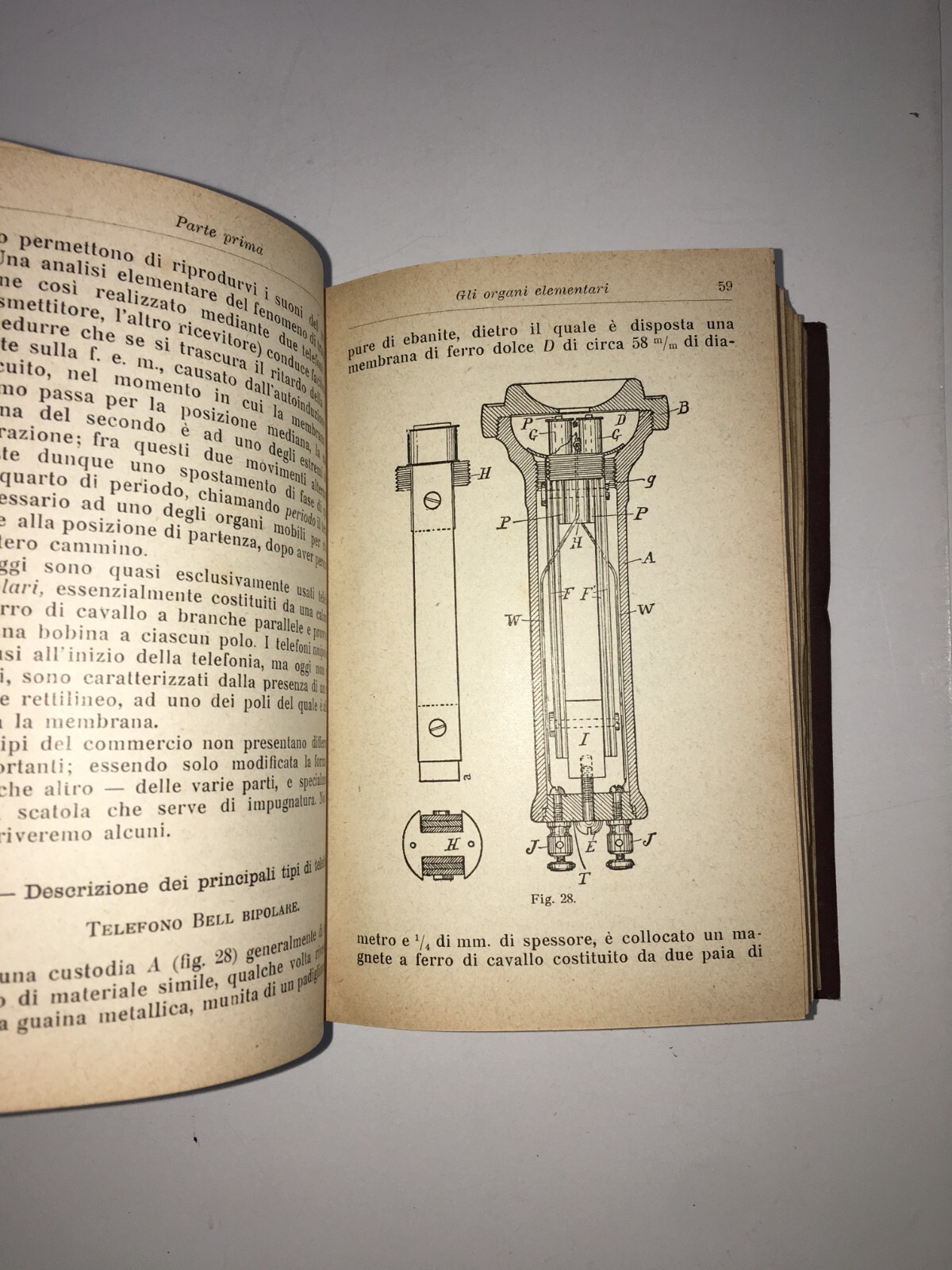 Il Telefono. Storia E Tecnica Delle Linee Telefoniche. Manuale Hoepli Di R. Annigoni, P. Ferrerio, G. Motta