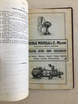 Vademecum Per L'Ingegnere Elettricista   C. Della Salda (1912)