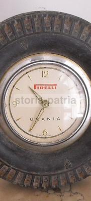 Automobilismo: Pneumatici Pirelli Urania Rolle, Orologio Pubblicitario