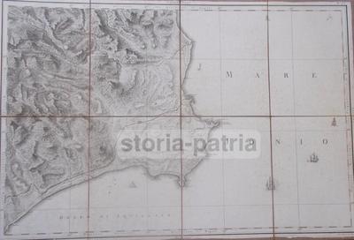 Calabria: Belcastro, Cosenza, Crotone, Santa Severina, Strongoli. Antica Cartografia Del XVIII Secolo
