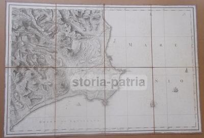 Calabria: Belcastro, Cosenza, Crotone, Santa Severina, Strongoli. Antica Cartografia Del XVIII Secolo