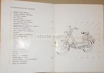 Motorcycle Engine Technique: Period Advertising Booklet Benelli 49 Gentlemen, Pesaro
