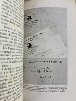 Ual Ual: Militaria Africa, Etiopia. Cimmaruta, Dubat. Edizione d'Epoca Illustrata.