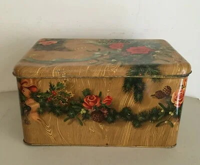 Large Motta Advertising Box with Rose Decoration