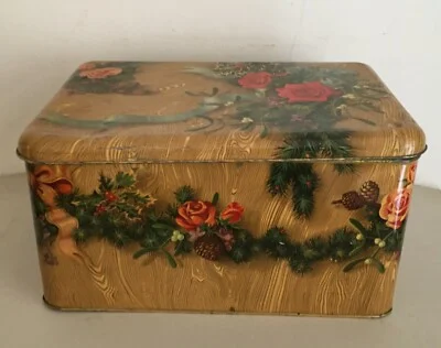 Large Motta Advertising Box with Rose Decoration