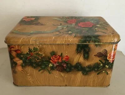 Large Motta Advertising Box with Rose Decoration