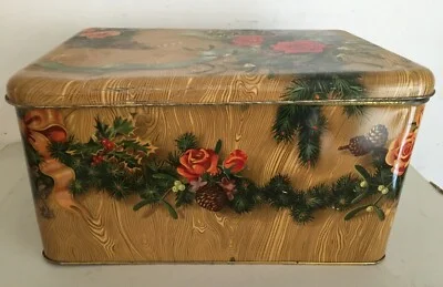 Large Motta Advertising Box with Rose Decoration