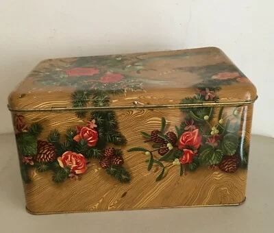 Large Motta Advertising Box with Rose Decoration