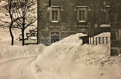 Abruzzo, Scanno, Neve, Hotel Ristorante S. Maria, Celidonio, Pubblicitaria, Tarullo