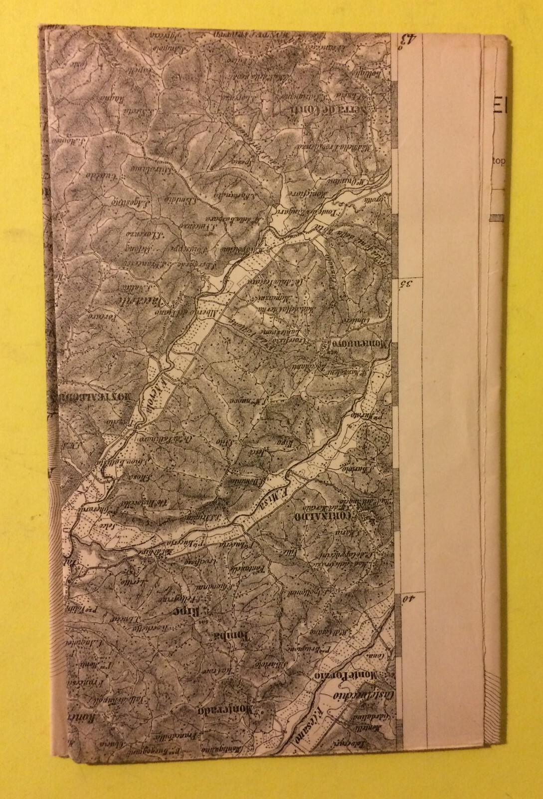 Marche, Ancona: Mappa Militare Del Risorgimento E Dello Stato Pontificio, 1923