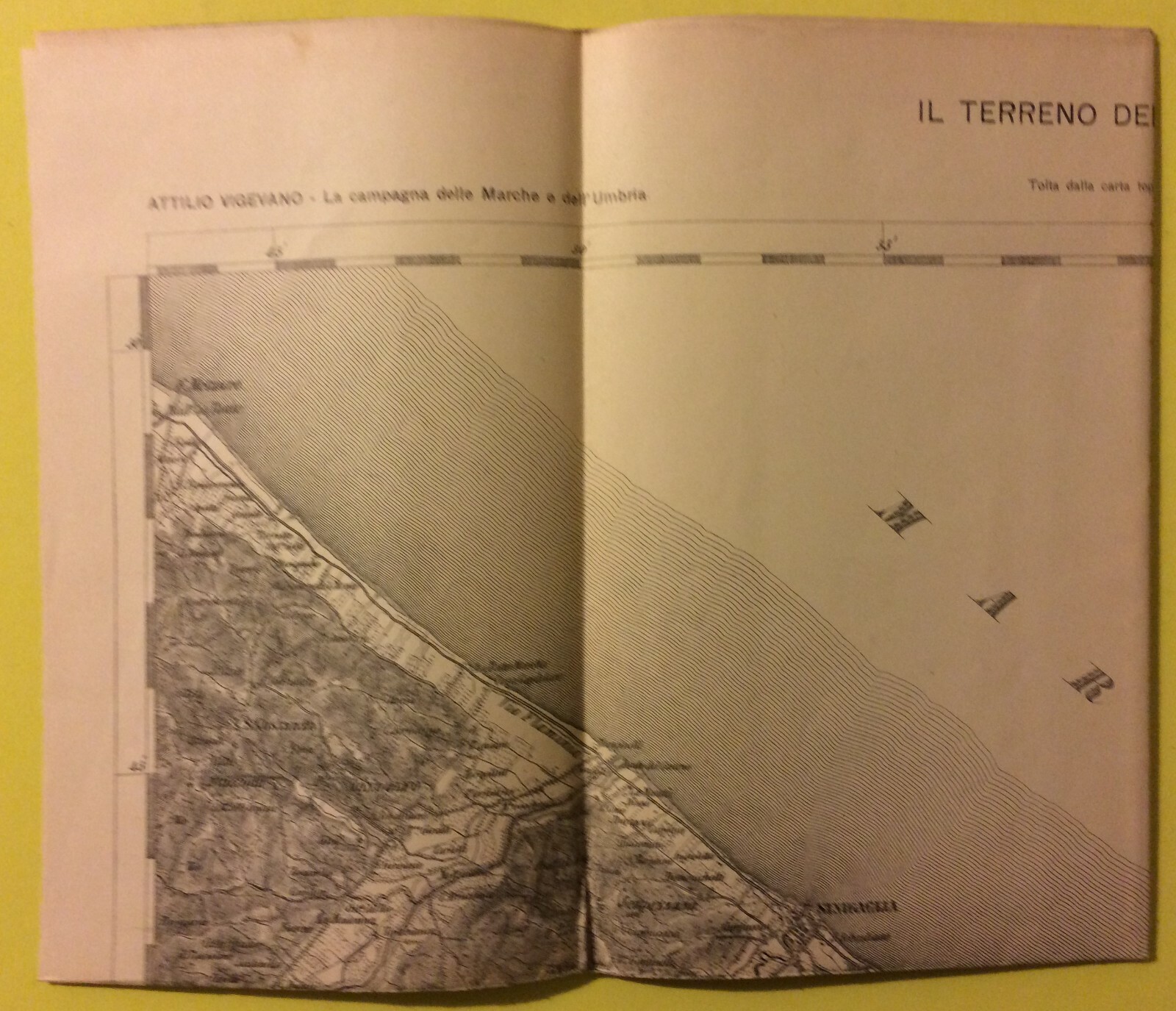 Marche, Ancona: Mappa Militare Del Risorgimento E Dello Stato Pontificio, 1923