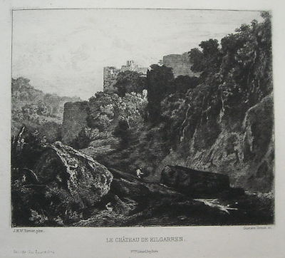 Arte Dell'800, Veduta Del Castello Di Kilgarren