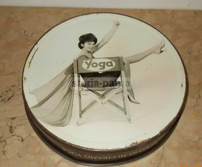 Vecchio Vassoio Pubblicitario Succhi Di Frutta Yoga