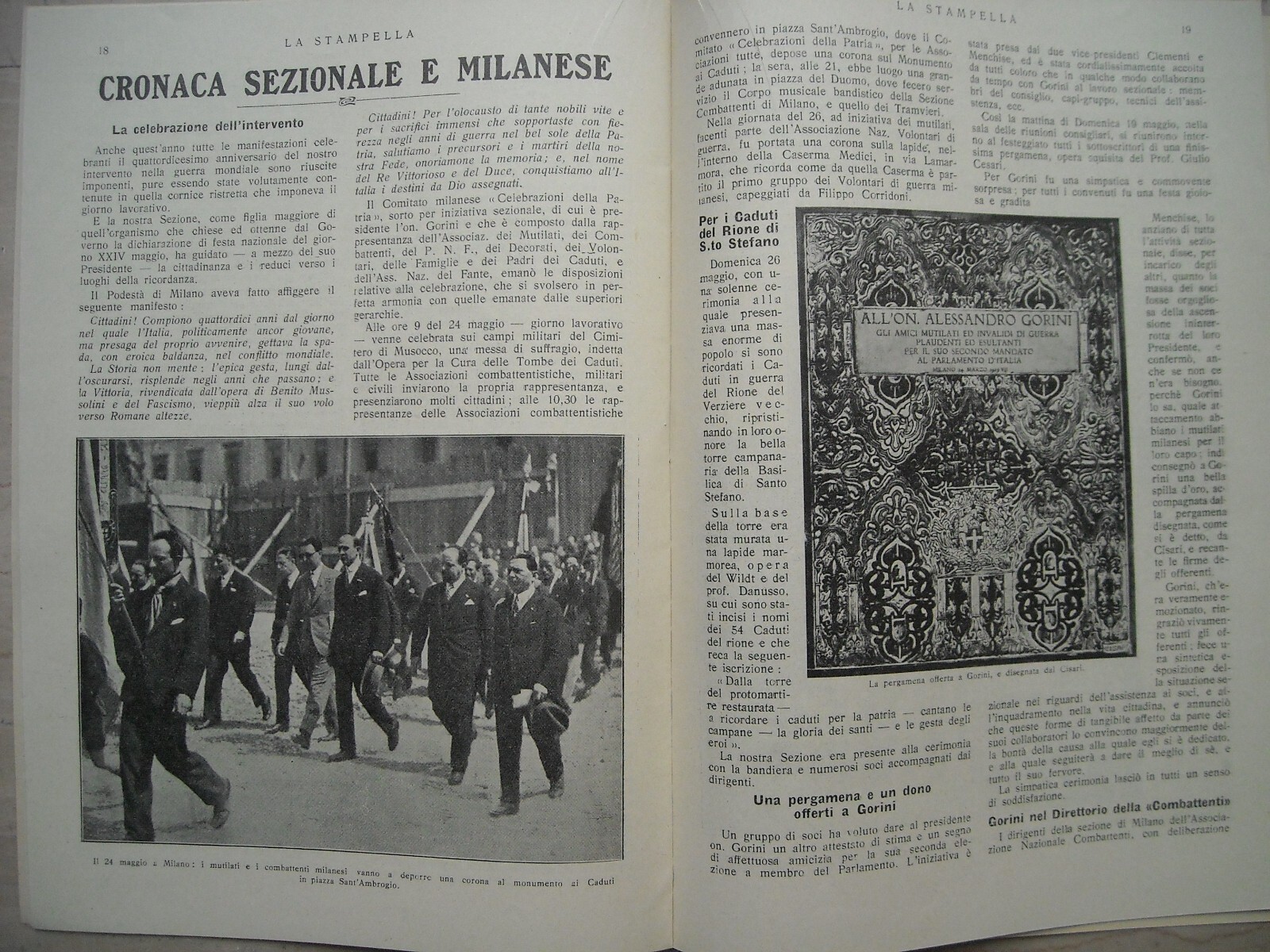 La Stampella: Periodico Della Sezione Milanese Dell'Associazione Nazionale Fra Mutilati Ed Invalidi Di Guerra, Giugno 1929