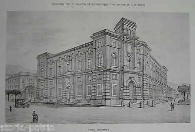 Architettura Edilizia Terni, Ingegneri Forti E Carletti, Antica Progettazione, 1930