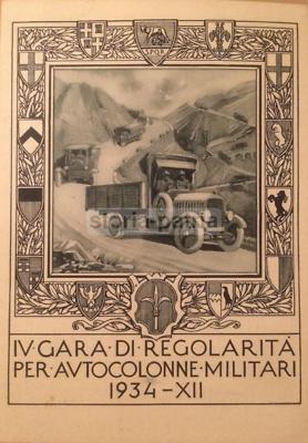 Iv Gara Di Regolarità Per Autocolonne Militari, 1934