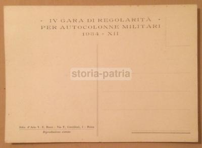 Iv Gara Di Regolarità Per Autocolonne Militari, 1934