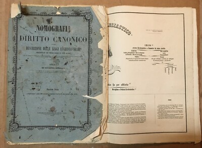 Nomografia Del Diritto Canonico, Giuseppe Spennati (1852)