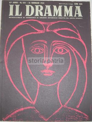 Arte E Teatro, Rivista Dramma, Copertina Di Picasso, Luzzati, Calze Can Can, 1951