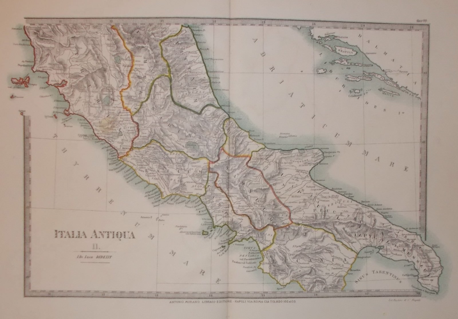 Italia Centro Meridionale: Toscana, Lazio, Campania, Puglia, Lucania, Calabria, Sannio
