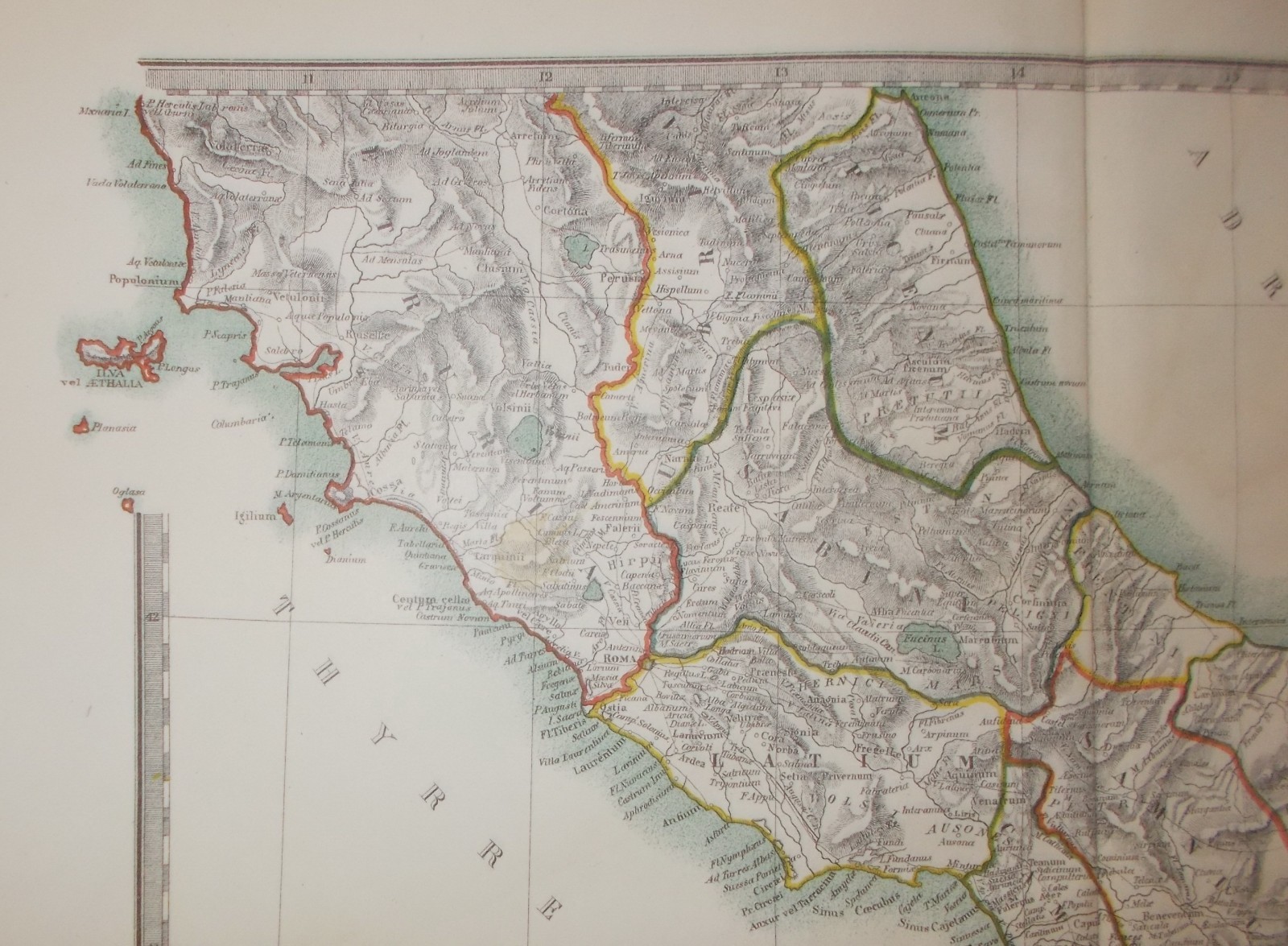 Italia Centro Meridionale: Toscana, Lazio, Campania, Puglia, Lucania, Calabria, Sannio