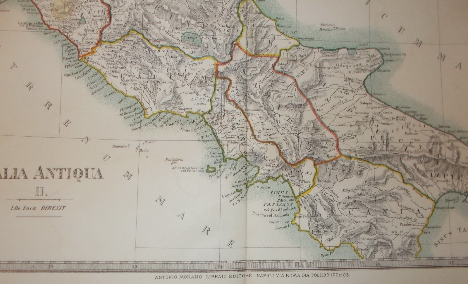 Italia Centro Meridionale: Toscana, Lazio, Campania, Puglia, Lucania, Calabria, Sannio