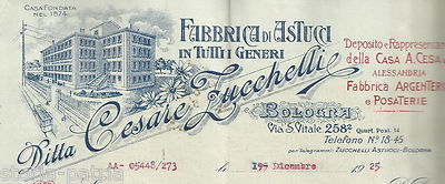 Bologna, Antica Fabbrica Astucci Oreficeria Zucchelli, Carta Da Lettera