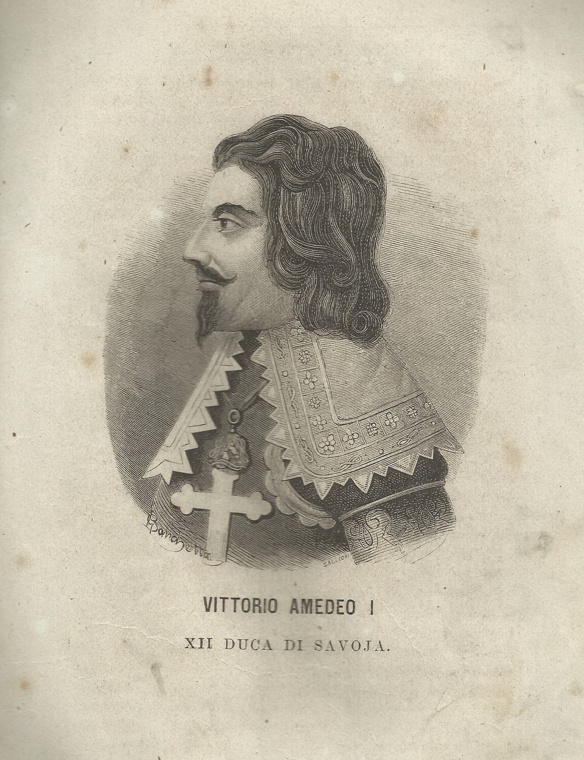 Militaria, Araldica E Nobiltà: Ritratto Di Vittorio Amedeo I Di Savoia
