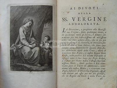 Ufficio Della SS. Vergine De' Sette Dolori   San Bonaventura, Napoli 1794