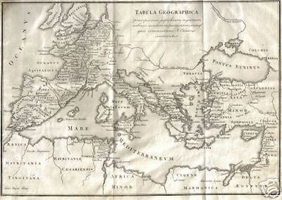 Antica Cartografia: Europa, Asia, Sicilia, Sardegna E Grecia