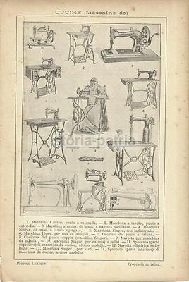 Artigianato, Tecnica, Sartoria, Cucito, Calzoleria, Macchine Da Cucire Singer E Howe