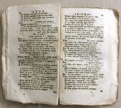 Francesco Albergati Capacelli: Opere, Tomo II (La Tarantola, Nadir)   1792