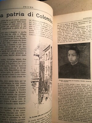Psiche Letture Moderne Illustrate, Palermo 1903   Colombo, Charcot, Savoia
