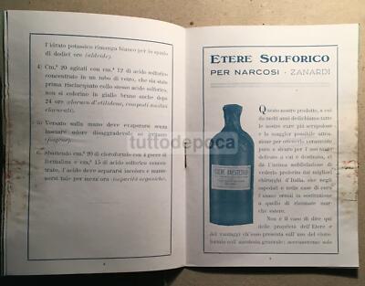 Medicina E Farmacia, Bologna: Zanardi E Festi   Cloroformio, Etere E Narcosi, 1925
