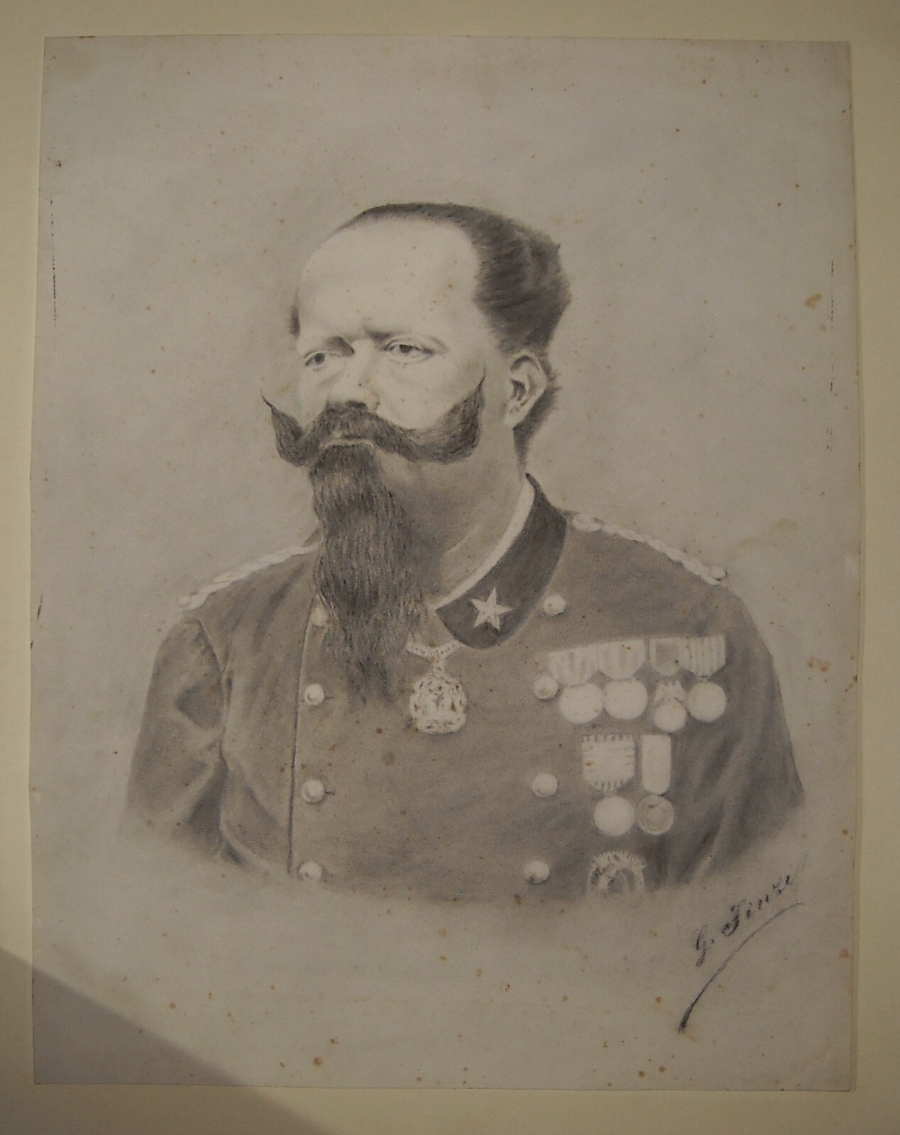 Militaria, Araldica, Savoia: Ritratto Di Vittorio Emanuele II