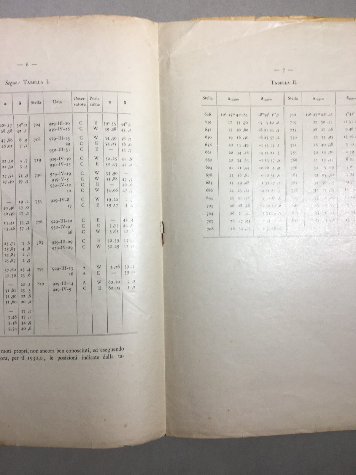 Astronomia Armellini: Osservazioni Meridiane Di Stelle Di Eros   Estratto Del 1931